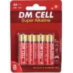 باتری چهارتایی قلمی DM Cell Super Alkaline LR6 1.5V AA