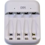 شارژر باتری قلمی و نیم قلمی چهارتایی CN-0146 برند DBK